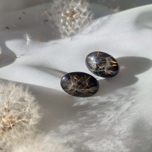 maslačak naušnice ovalne na šaraf