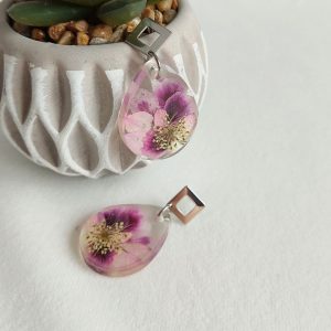 Naušnice sa kombinacijom cvijeća